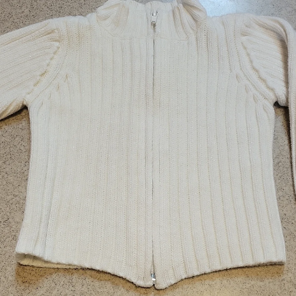 Old Navy Toddler White Knit Sweater Size 2T